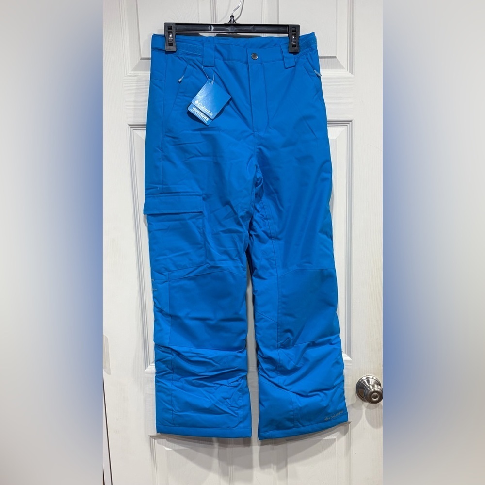 Columbia Kids Large Bugaboo II Insulated Ski Pants Blue NWT Ski Snowboard